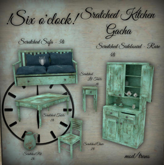 !six o'clock! [SCRATCHED-5] Lil Table*