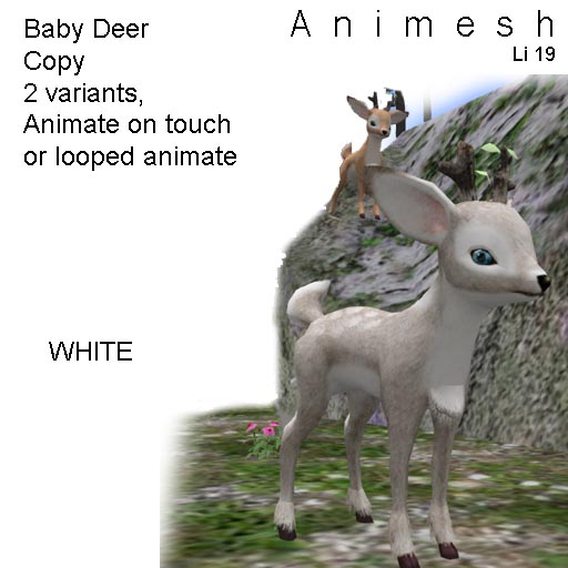 Baby Deer White
