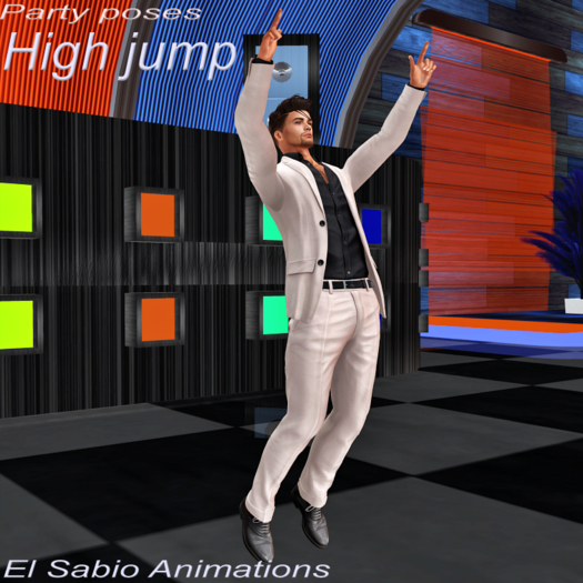 Party jumping high Pose Package