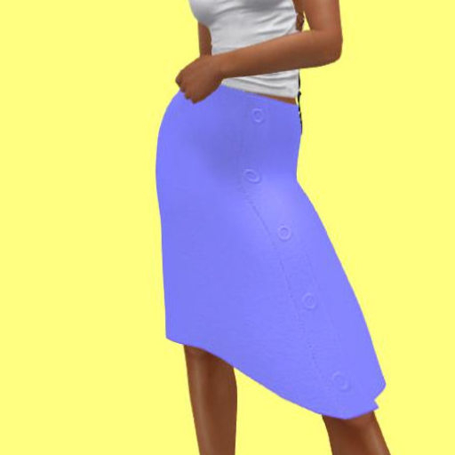 pale blue leather skirt Maitreya