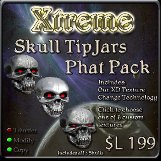 Xtreme Skull TipJar Phat Pack