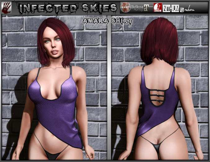 *IS* Amara Shirt Purple  
