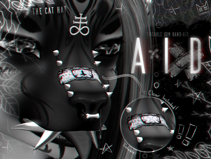 [TCH] AID - BOM tintable bandaid (Fairy Dragon)