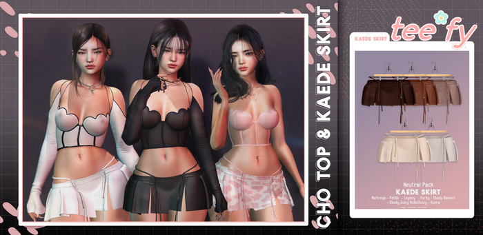 Tee*fy Kaede Skirt - Neutral Pack