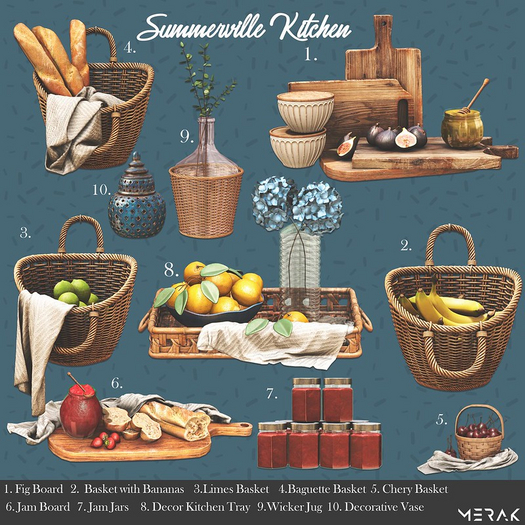 [Merak] -Summerville Kitchen FATPACK