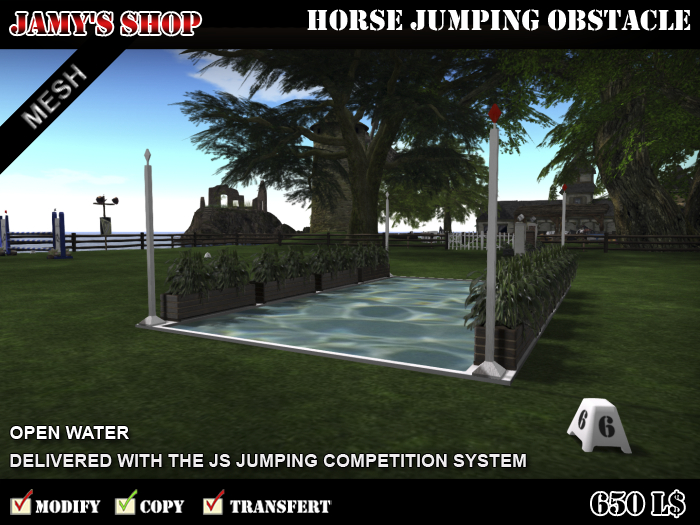 HORSE JUMPING OBSTACLE - OPEN WATER
