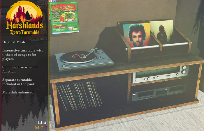 [Harshlands] Retro Turntable