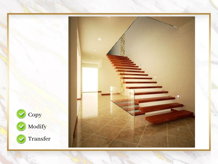 FULL PERM Mesh stairs (straight).