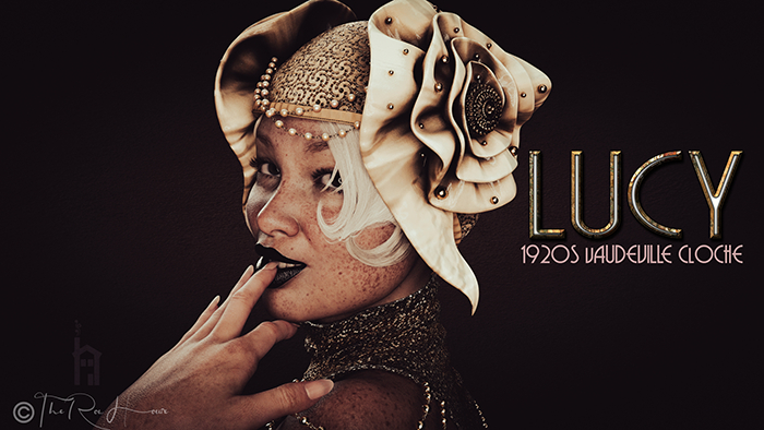 LUCY 1920s Vaudeville Cloche Hat