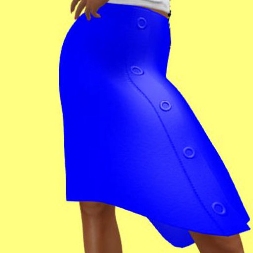 dark blue leather skirt Maitreya