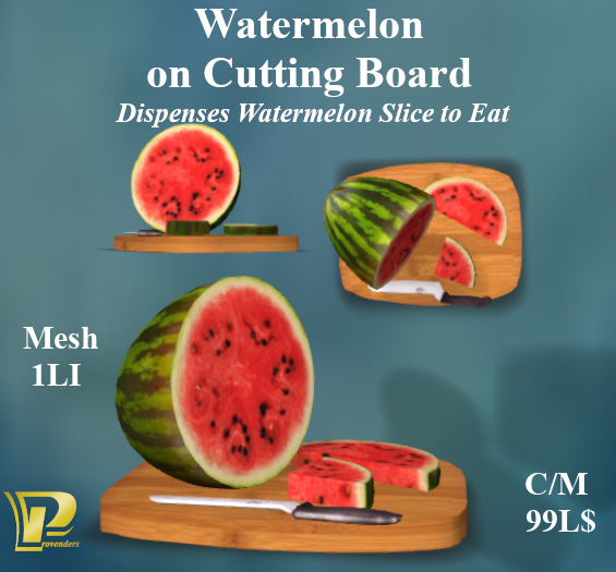 Watermelon Cutting Board, Dispenser, 1LI
