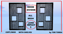 Room divider BLACK MY18 LOW PRIM