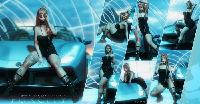 FOXCITY. Parked V2 Bento Pose Set