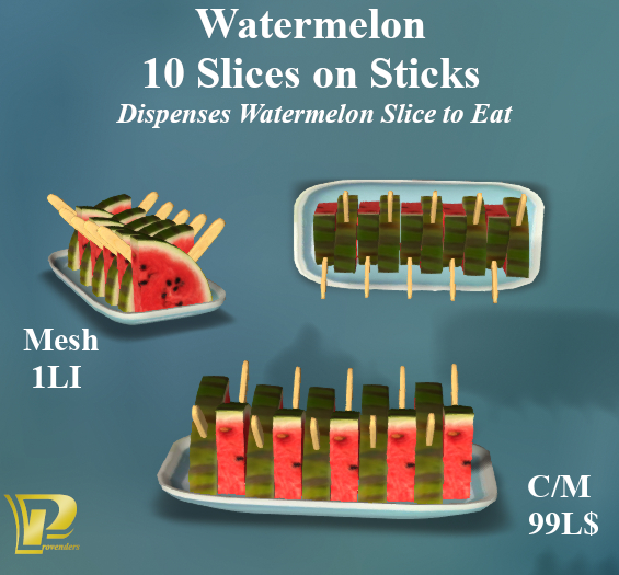 Watermelon Sticks Platter, Dispenser, 1LI