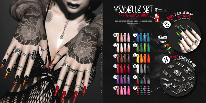 -SU!- Ysabelle Set - Nails - 09 - Maitreya