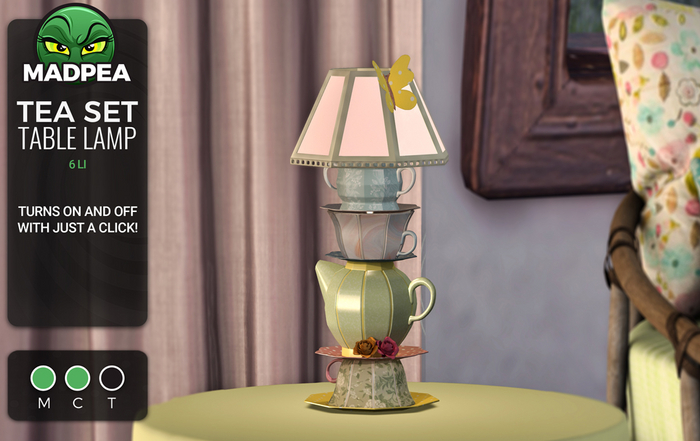MadPea Tea Set Table Lamp