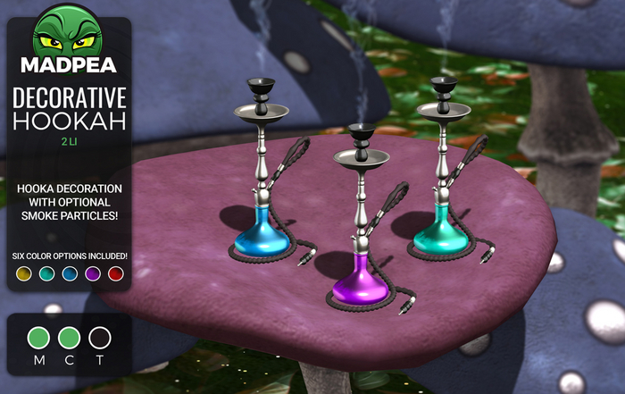 MadPea Decorative Hookah