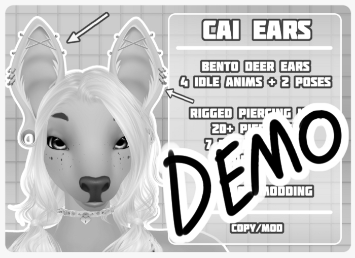 :: wickedpup :: CAI EARS // BENTO // DEMO