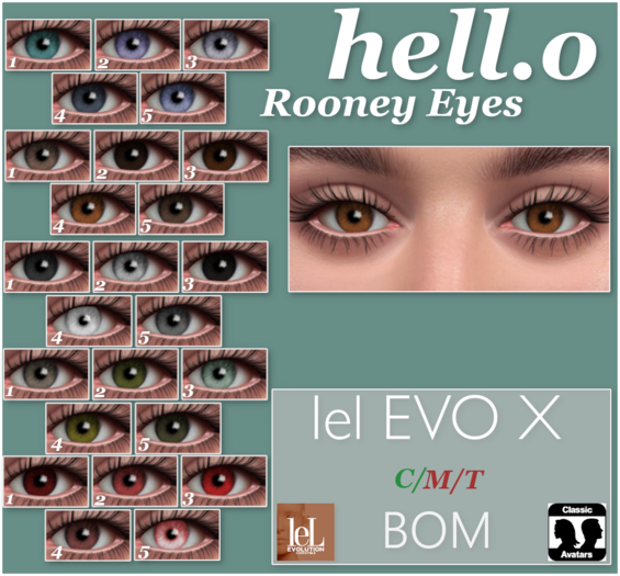 hell.o - Rooney Eyes