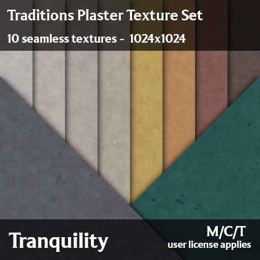 Tranquility - Traditions Plaster Texture Set