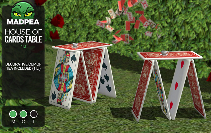 MadPea House of Cards Table