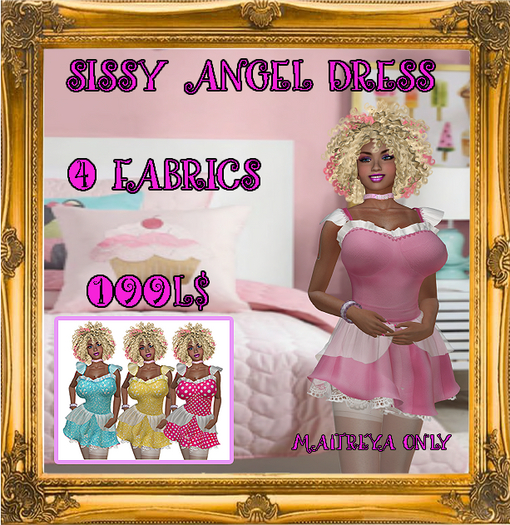 Sissy Angel Dress