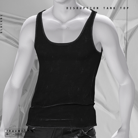 [Traume] Disruption Tank Top Black01
