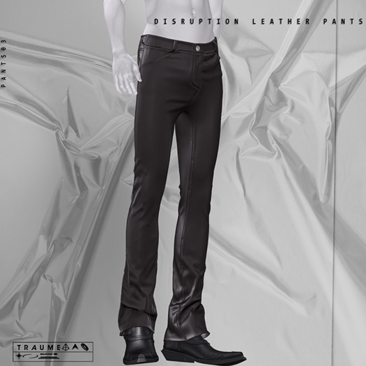[Traume] Disruption Leather Pants 03