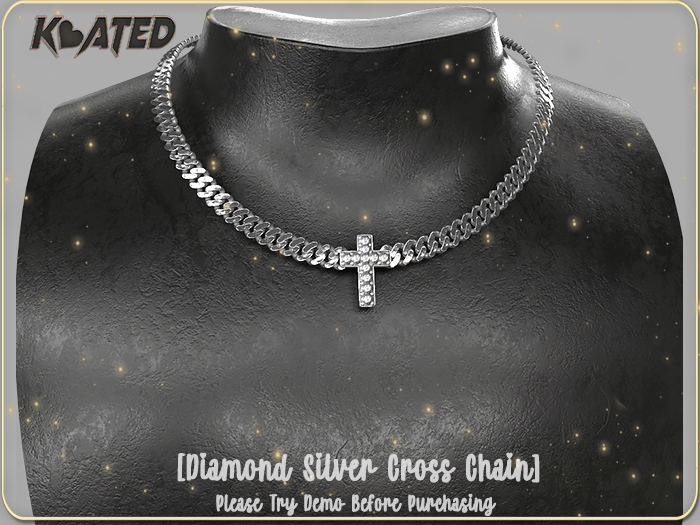 [KOATED] Diamond Cross [Silver]