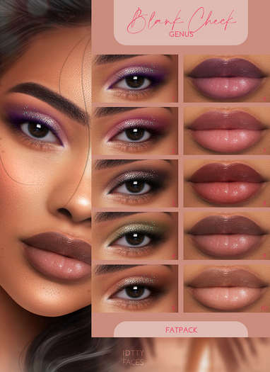 IDTTY FACES - GENUS BLANK CHECK COLLECTION