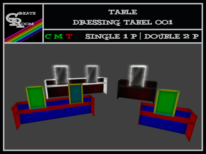 createRoom - Dressing Table 001