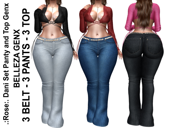 .:Rose:. Dani Set Panty and Top Genx  (Add Me)