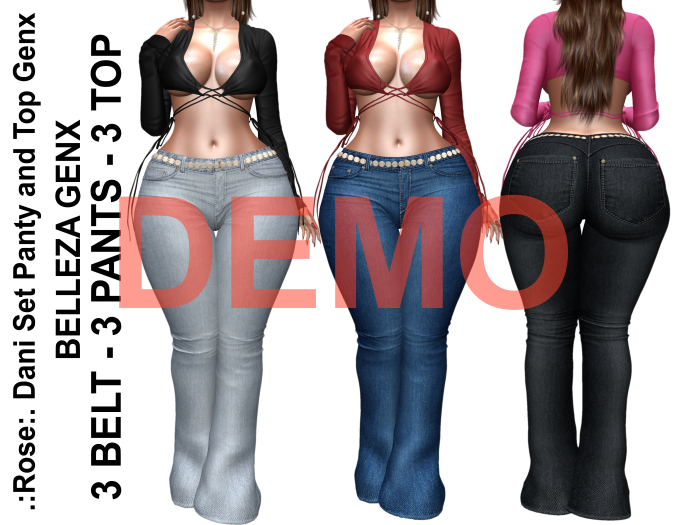 .:Rose:. Dani Set Panty and Top Genx DEMO (Add Me)