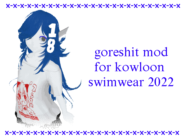Second Life Marketplace - [floppy] goreshit mod for kowloon swimwear