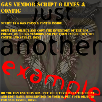 Script Box Art Second Life Marketplace - DC G&S Script Box ( RP COINS & L$ ) G&S ...