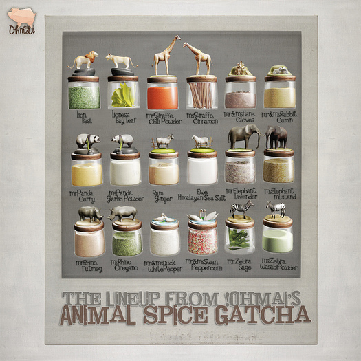 !O: Animal Spice Gatcha [Mr&MsSwan. Peppercorn] - NO BOX!