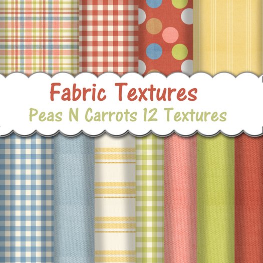 Peas N Carrots 12 Texture Fabrics