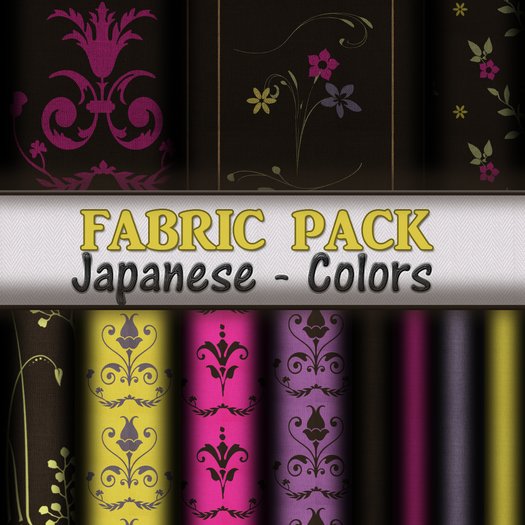 Japanese Colors Texture Fabric Pack