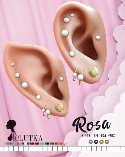 Lempika - Earrings Rosa #003 -DEMO-