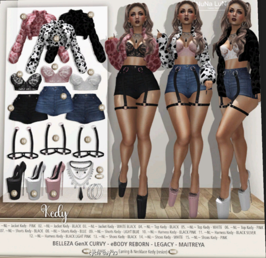 '14. ~NL~ Shoes Kedy - WHITE