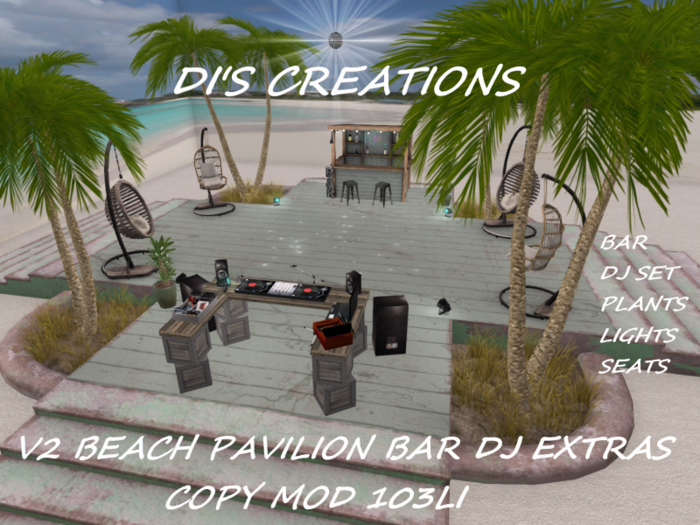 V2 BEACH PAVILION BAR DJ EXTRAS