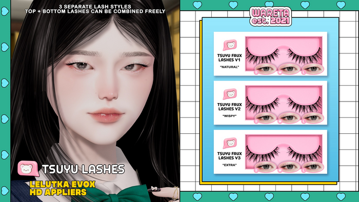 .WARETA. Tsuyu Lashes - Lel EvoX GIFT (Add!)
