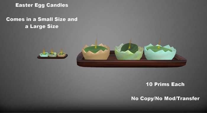 JW Easter Egg Candles