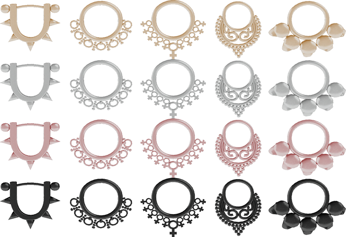 !C Quin Septum v2 w.texture hud( Unrigged - Resizer )