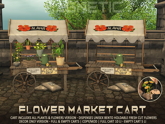 Magnetic - Flower Market Cart