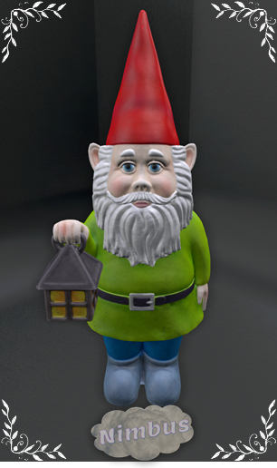 Garden Gnome with lantern