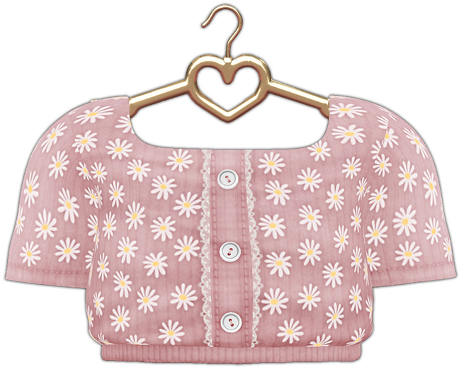 {Lula Belle} Emilia Daisy Top - ROSE {boxed}