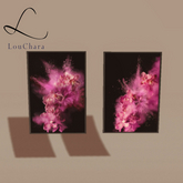 LouChara Magenta Wall Art 