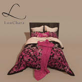 LouChara Magenta Bed