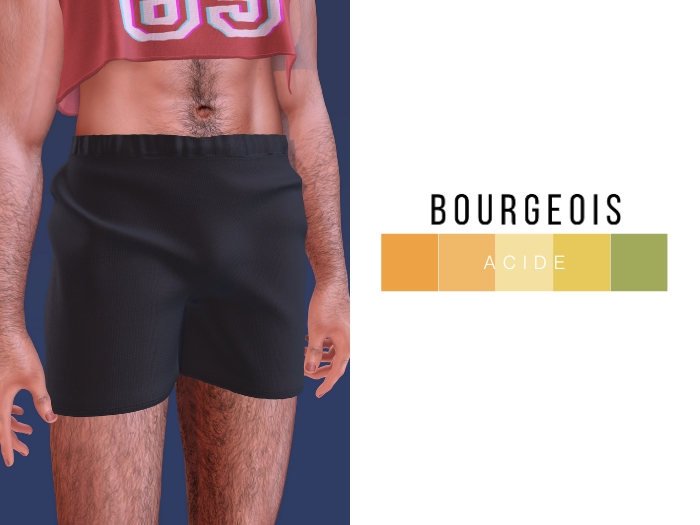 BOURGEOIS : Tomy Short Pack ACIDE